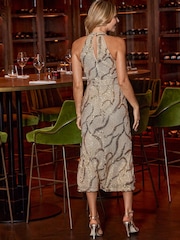 Sosandar Maxikleid mit Neckholder und Pailletten - Bild 3 von 5