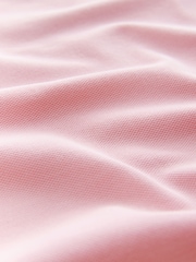 Bright Pink Slim Fit Short Sleeve Pique Polo Shirt - Image 8 of 8