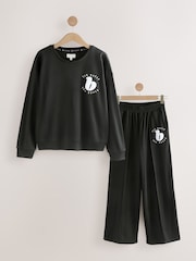 B by Ted Baker Textured Black Pyjamas Set - Image 1 of 6