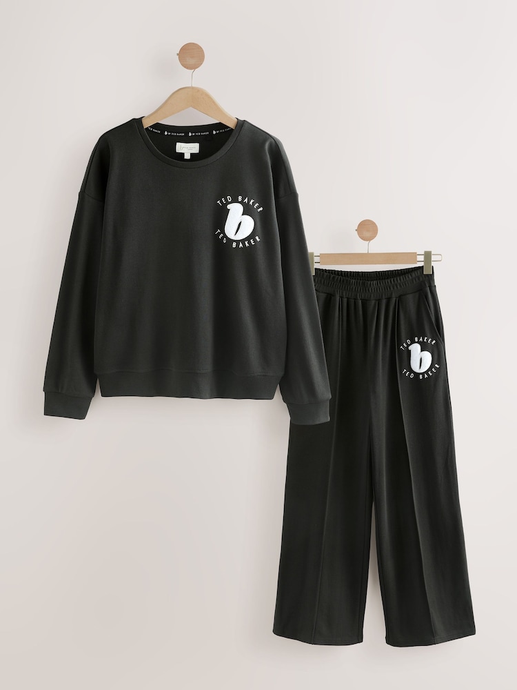 B by Ted Baker Textured Black Pyjamas Set - Image 1 of 6