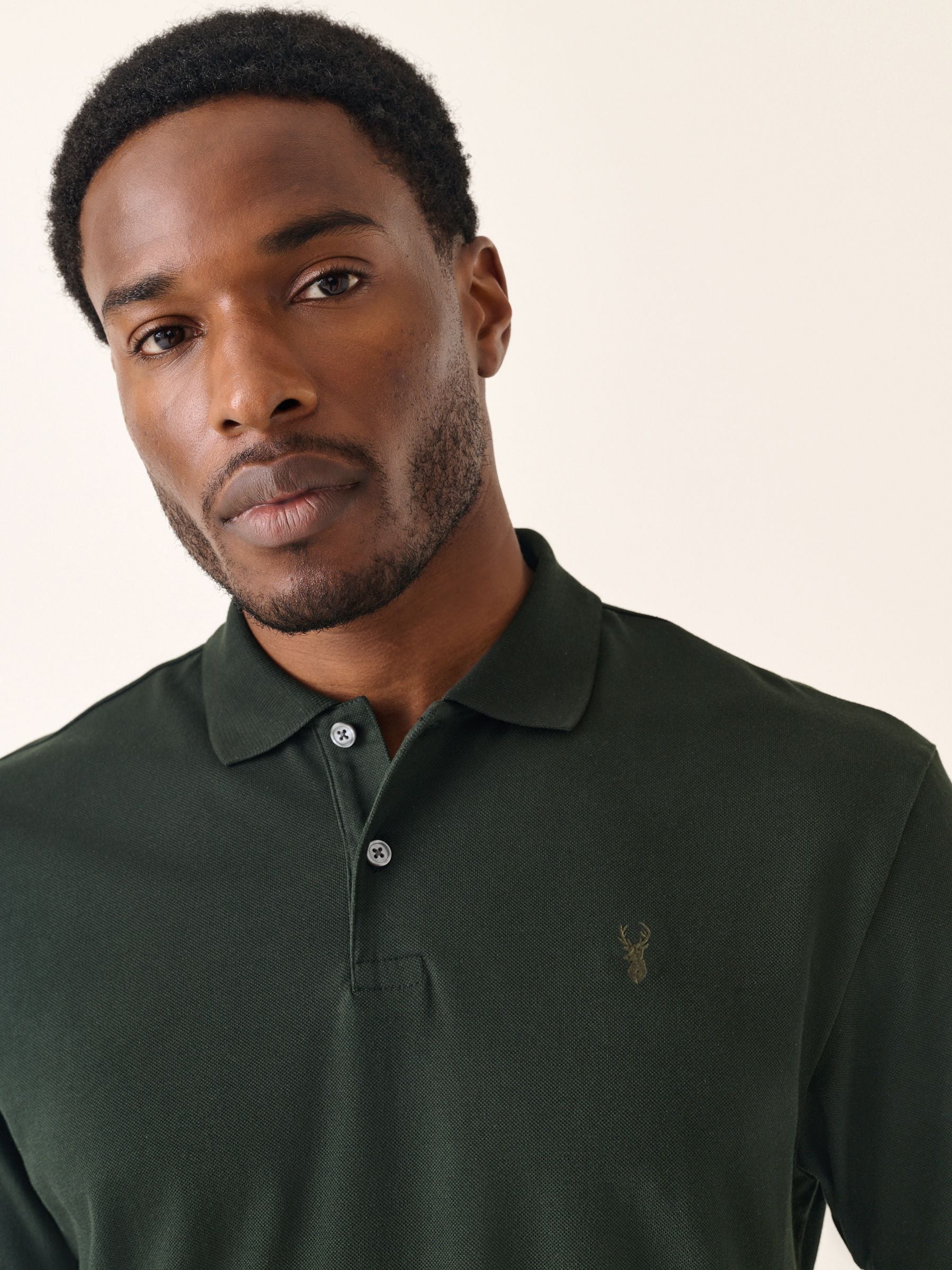 Buy Olive Green Slim Fit Short Sleeve Pique Polo Shirt from Next USA