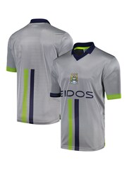 Fanatics Grey Manchester City 2000 Away Shirt - Image 1 of 3