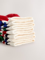 Rainbow Stripe/Star Rich Trainers Socks 7 Pack - Image 3 of 3