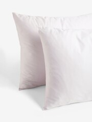 Set of 2 Lilac Purple 400 Thread Count 100% Egyptian Cotton Pillowcases - Image 2 of 3