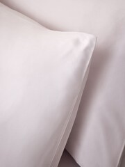 Set of 2 Lilac Purple 400 Thread Count 100% Egyptian Cotton Pillowcases - Image 3 of 3