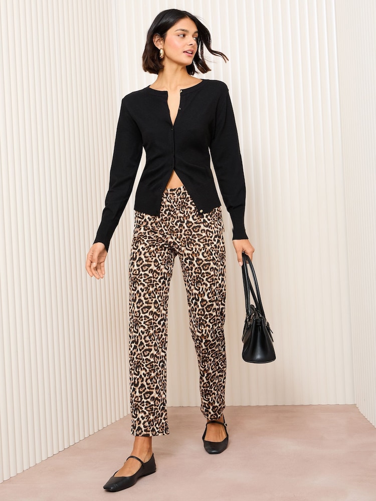 Pantalon Friends Like These Coupe droite en jacquard - Image 2 de 4