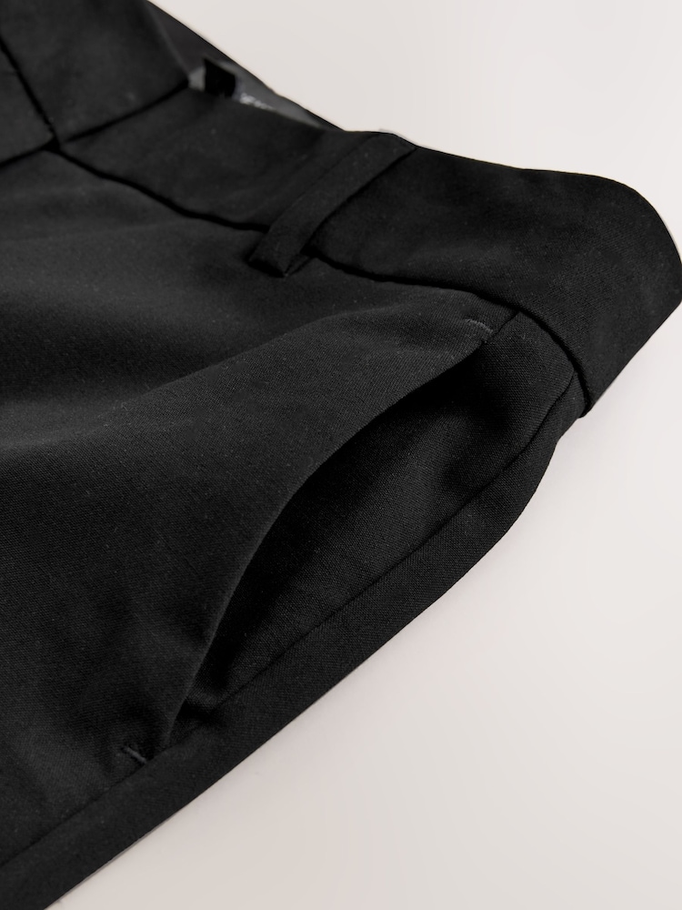 Black Slim Tailored Trousers with Wool - Image 2 of 3