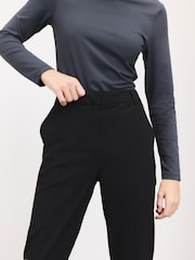 Black Slim Tailored Trousers with Wool - Image 4 of 7