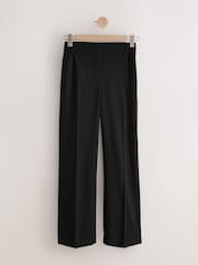 Black Tailored Wide Leg Trousers with Wool - Image 1 of 3