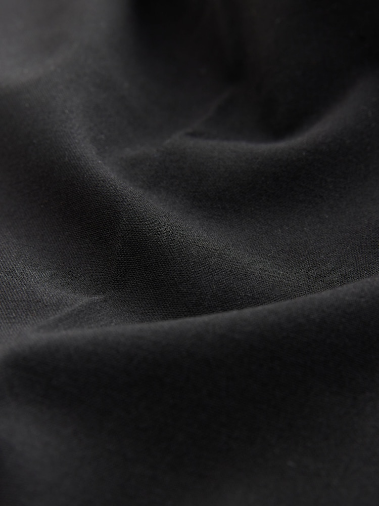Black Tailored Wide Leg Trousers with Wool - Image 3 of 3