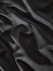 Black Faux Fur Trim Duvet Cover and Pillowcase Set - Image 3 of 4