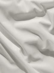 Ivory Faux Fur Trim Duvet Cover and Pillowcase Set - Image 3 of 4