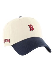 Fanatics MLB Boston Sox Base Runner 100% Cotton Sure Shot '47 Clean Up White Cap - Image 1 of 3