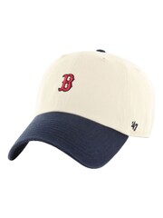 Fanatics MLB Boston Sox Base Runner 100% Cotton Sure Shot '47 Clean Up White Cap - Image 2 of 3