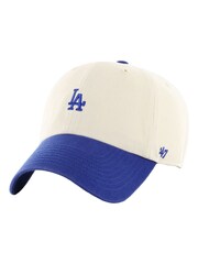 Fanatics MLB Los Angeles Dodgers Base 100% Cotton Runner Sure Shot '47 Clean Up White Cap - Image 2 of 3