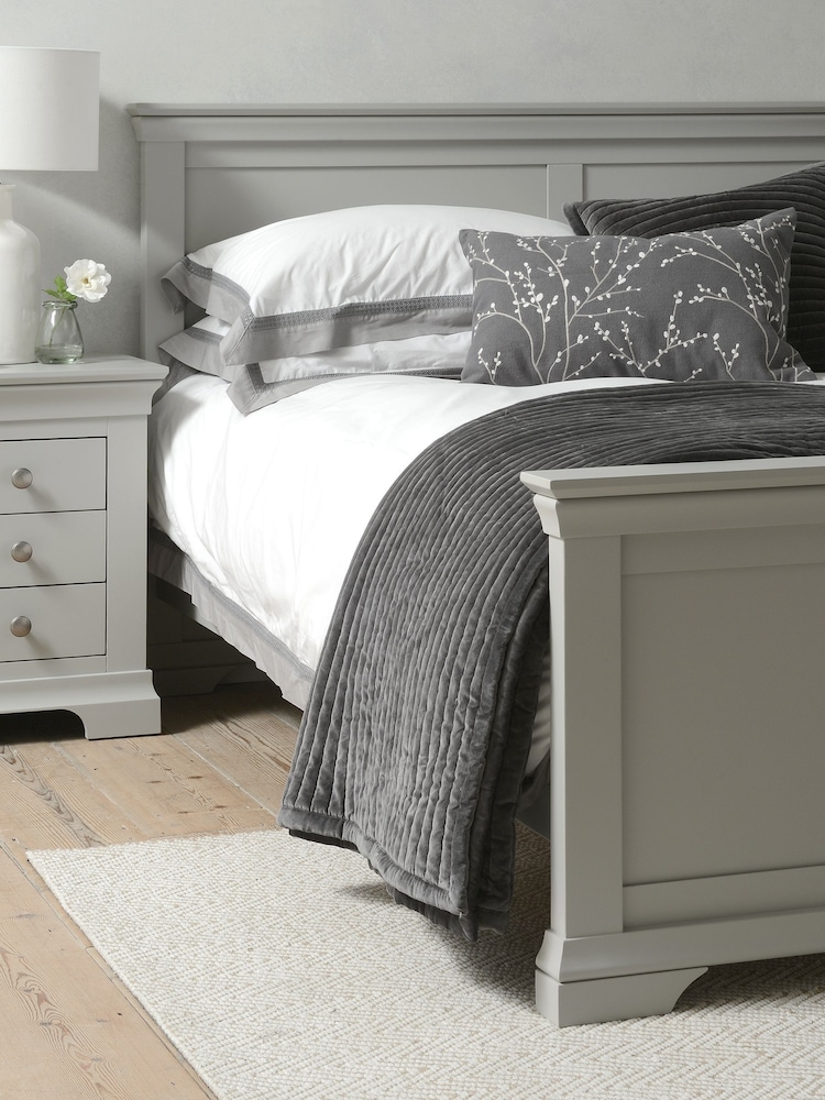 Cotswold Company Grey Chantilly Bed - Image 1 of 5