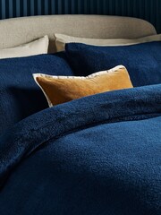 Conjunto de funda de almohada y funda de edredón de polar y peluche - Imagen 3 de 4