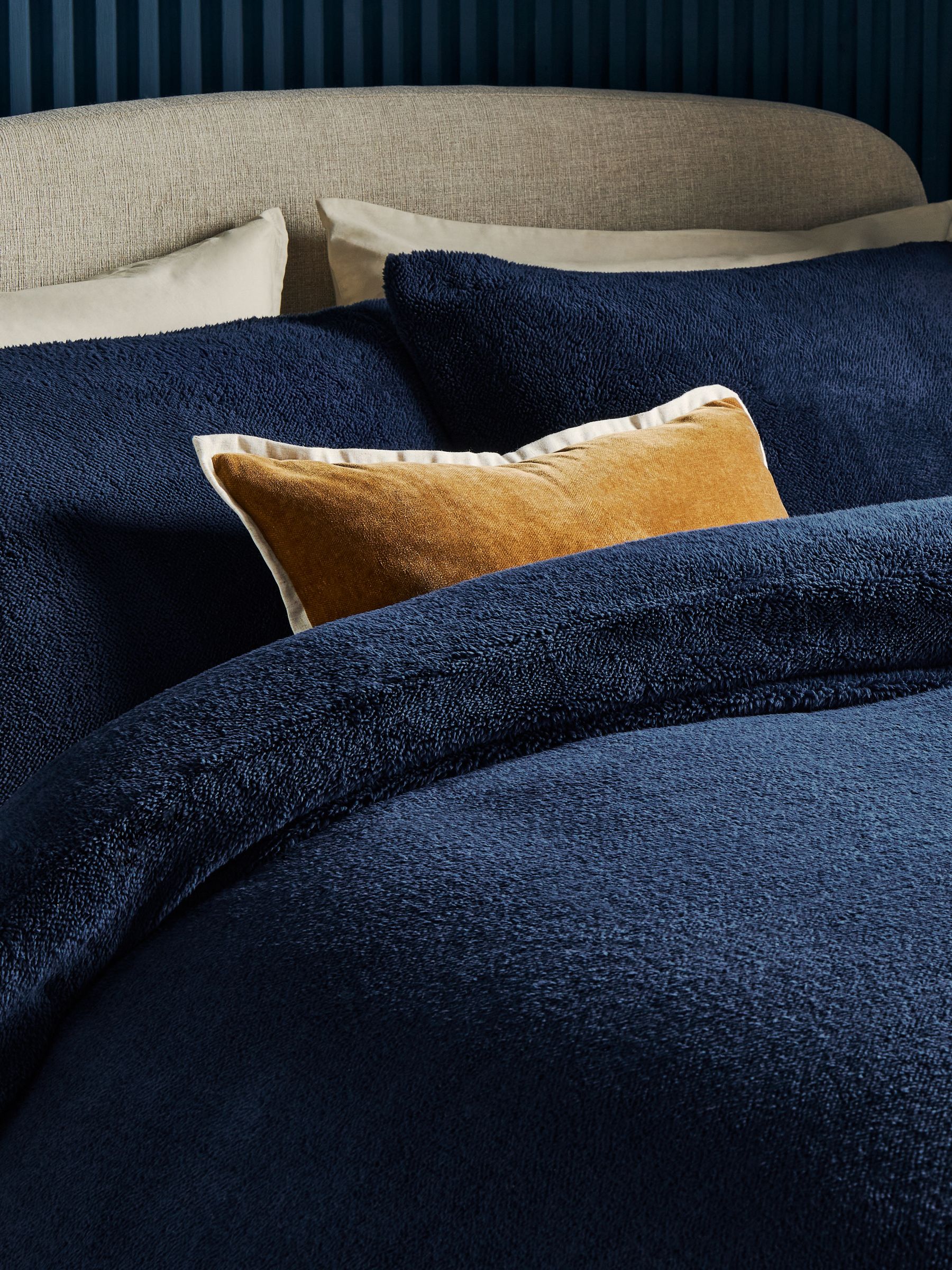 Super Soft Teddy Fleece Duvet Cover Set – Washable Quilt Bedding With Pillowcases, UK Sizes