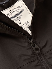 Joules Kids' Ayston Black Waterproof Fleece Lined Raincaot - Image 4 of 6