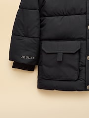 Joules Boys' Adventurer Navy Mid Weight Padded Coat - Image 5 of 6