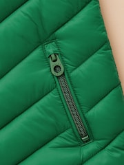 Verde - Joules Kids' Crofton Gilet Showerproof Padded Gilet - Imagen 3 de 5