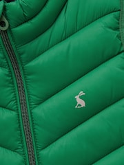 Verde - Joules Kids' Crofton Gilet Showerproof Padded Gilet - Imagen 4 de 5
