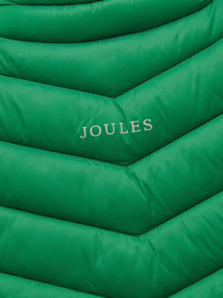 Verde - Joules Kids' Crofton Gilet Showerproof Padded Gilet - Imagen 5 de 5