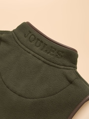 Joules Kids' Heritage Dark Green Fleece Gilet - Image 4 of 6