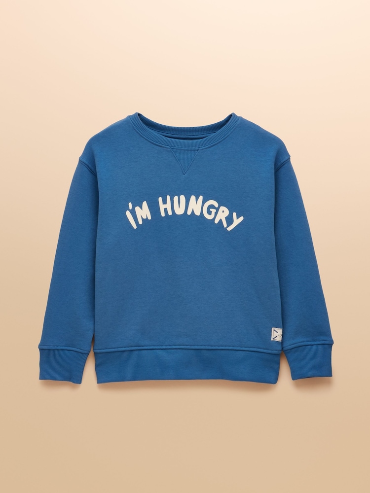 Azul - Sudadera de cuello redondo para niños Sundaze de Joules - Imagen 1 de 5