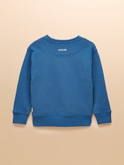 Azul - Sudadera de cuello redondo para niños Sundaze de Joules - Imagen 2 de 5