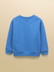Joules Boys' Artwork Sweat Blue Applique Sweatshirt - Image 2 of 4