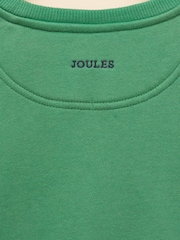 Joules Boys' Artwork Sweat Green Applique Sweatshirt - Image 7 of 7