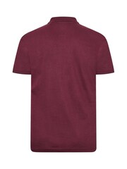 BadRhino Big & Tall Red 100% Cotton Polo Shirt - Image 3 of 3
