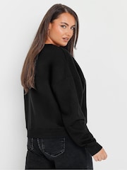 Yours Curve Black Cherry Sweatshirt - Image 3 of 5