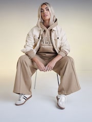 Yours Curve Brown Malibu Hoodie - Image 3 of 5