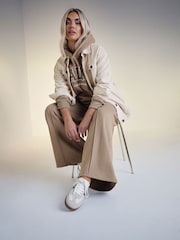 Yours Curve Brown Malibu Hoodie - Image 4 of 5