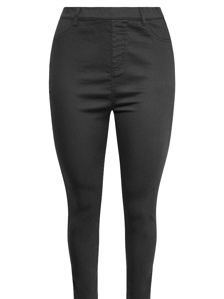 Yours Curve Grey Stretch Pull on Jeggings - Image 4 of 4