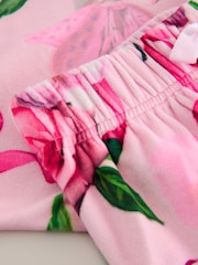 Pink - Baker by Ted Baker Floral Fleece Pyjamas Set 2 Piece - Bild 8 von 9