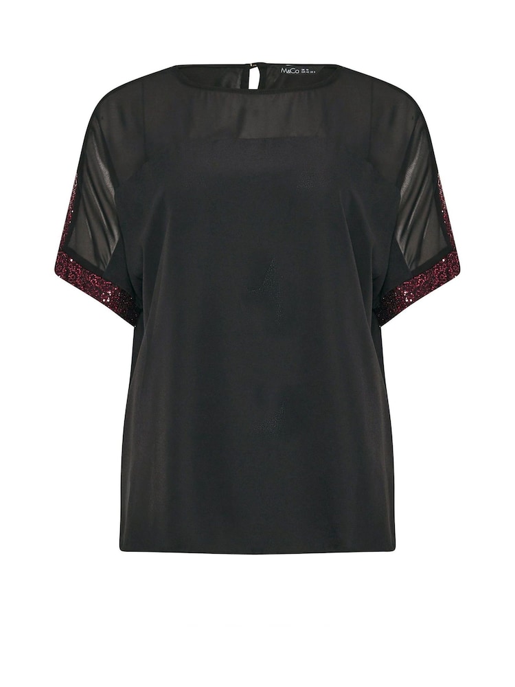 M&Co Sequin Shoulder Blouse - Bild 5 von 5