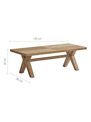 Willis & Gambier Elm Sorrento Coffee Table - Image 4 of 9