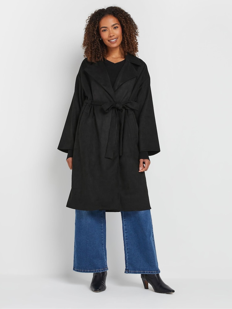 M&Co Black Faux Suede Jacket - Image 1 of 5