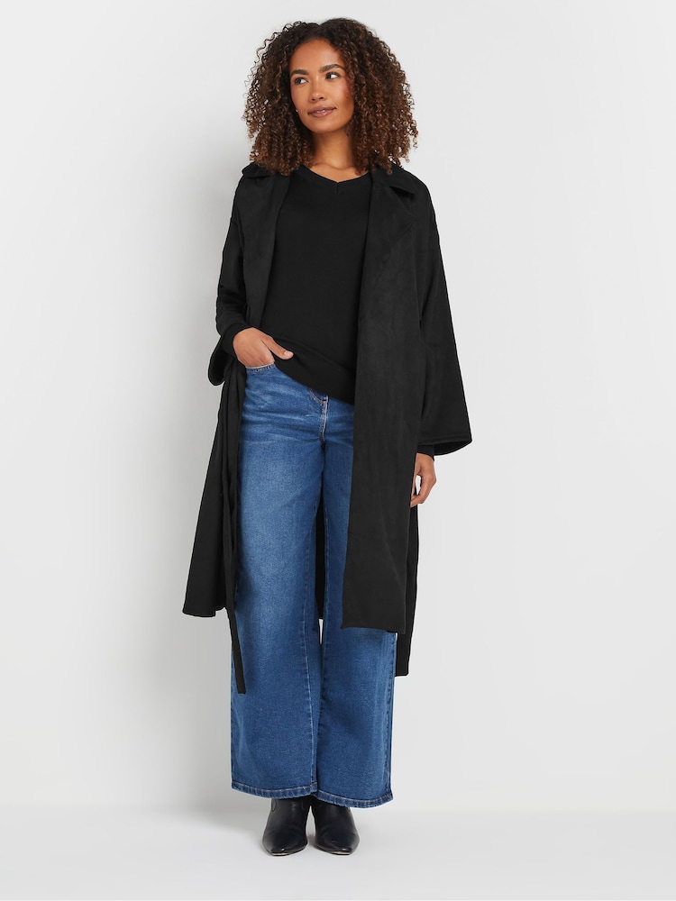 M&Co Black Faux Suede Jacket - Image 2 of 5