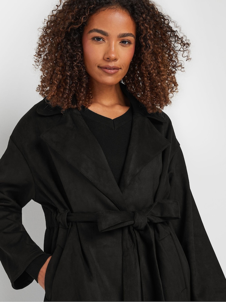 M&Co Black Faux Suede Jacket - Image 4 of 5