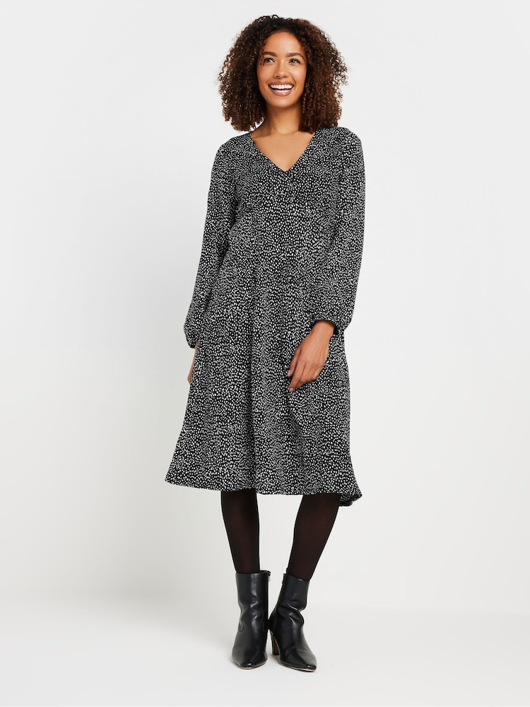 M&Co Black Empire Line Dress - Image 2 of 5