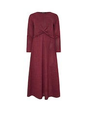 M&Co Red Twist Detail Dress - Image 5 of 5