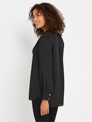M&Co Black Notch Neck Shirt - Image 4 of 5