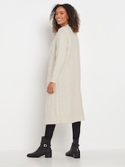 M&Co Natural Maxi Cable Cardigan - Image 3 of 5