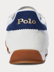 Polo Ralph Lauren White Hertiage Tracker Contrast Suede Trainers - Image 4 of 4