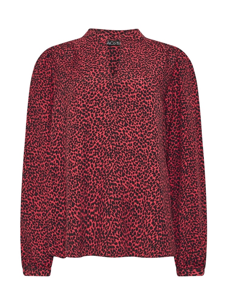 M&Co Notch Neck Blouse - Bild 5 von 5 M&Co Notch Neck Blouse - Bild 5 von 5