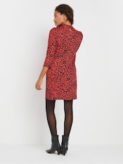 M&Co Red Pocket Tunic Dress - Image 3 of 5